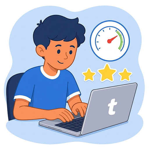 Keyboarding illustration